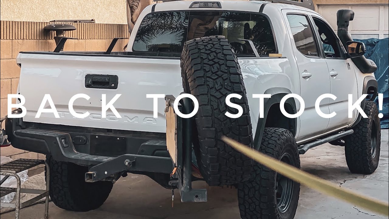 Preparing The Toyota Tacoma For It s Next Phase Everything Must Come Off YouTube