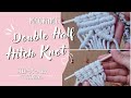 Macrame Double Half Hitch Knot | Step by Step tutorial | Festone Knot