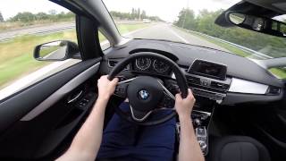 BMW 2 Series Gran Tourer 216d 2015 POV Test Drive GoPro