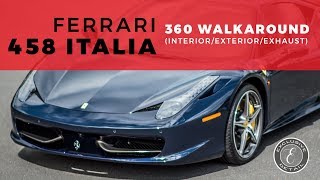 The beautiful blu pozzi on this ferrari 458 italia. 360-degree
walkaround, plus interior, exhaust sounds. italia received paint
protect...