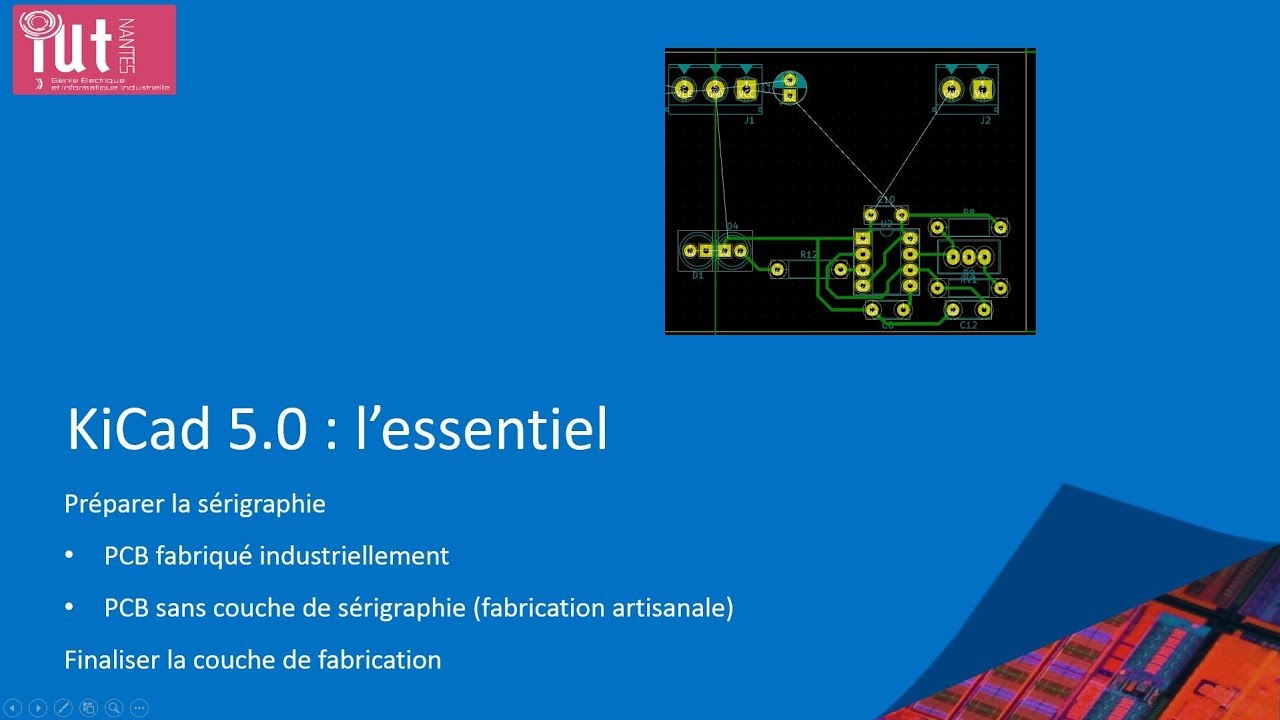 Kicad Page De Garde KiCad 5, l'essentiel. Partie 7 : Préparer la sérigraphie et finaliser