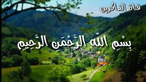 واصبر وما صبرك إلا بالله ولا تحزن. القارئ إسلام صبحي.