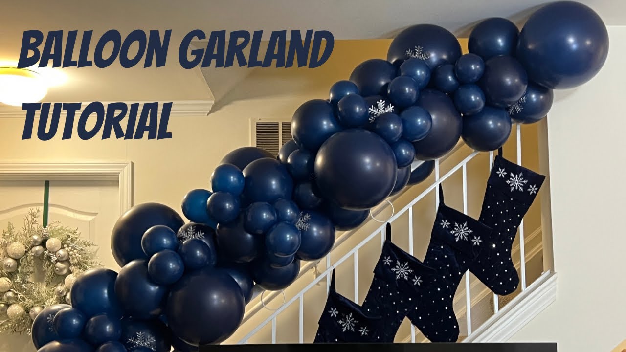 How to create a balloon garland YouTube