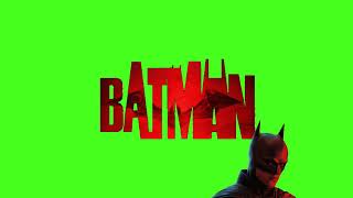 Chroma key Logo  THE BATMAN Green Screen