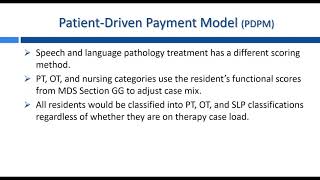 PDPM Bootcamp: Basic Training