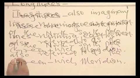 LATITUDE AND LONGITUDE PART 4