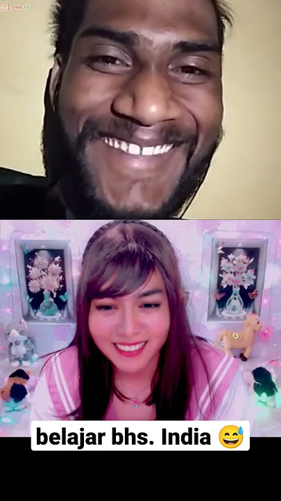 Cewek Jepang belajar bahasa India di ome tv #shorts #ometv