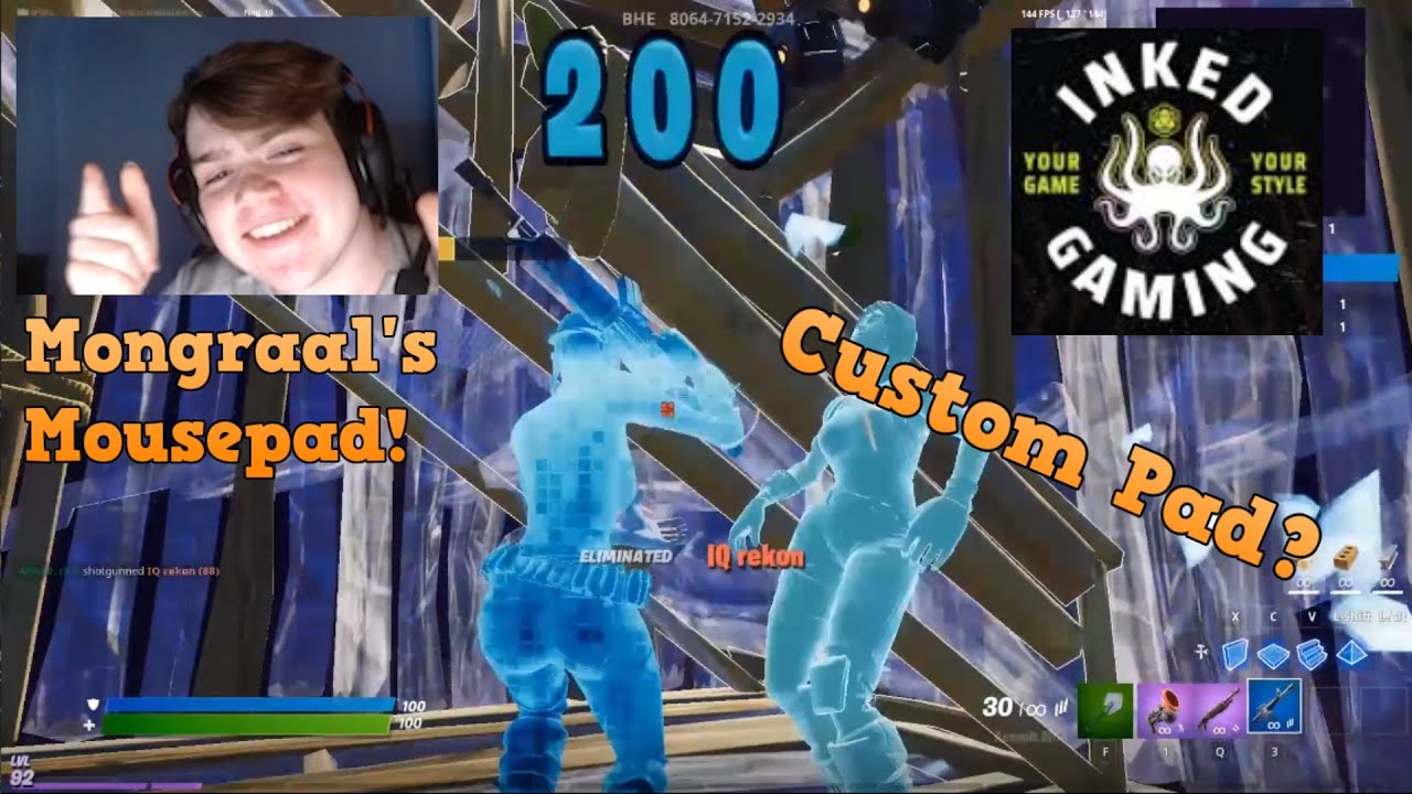 Inked Gaming Mousepad Review - Is Mongraal's Mousepad the Best for Aiming?