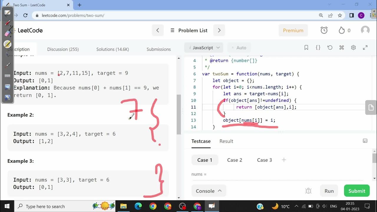 "Leetcode Two Sum Problem: A Step-by-Step Solution Guide" in HINDI ...