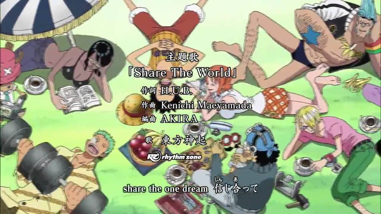 海賊王one Piece Op11 東方神起share The World 字幕7p Youtube 海賊王one Piece Op11 東方神起share The World 字幕7p Youtube