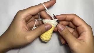 Making Doremi hand keychain by wool with Fancy Tube part 2