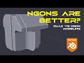 Why ngons are BETTER than quads for hard surface