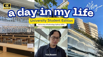 A day in my uni life VLOG - University Student Edition | 4K