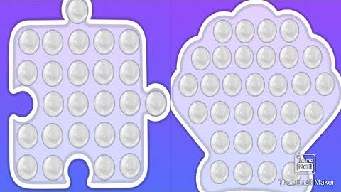 Pop it Fidget 3D Gameplay , Very relaxing and satisfying gameplay