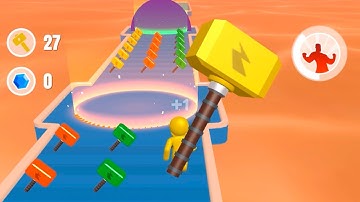 Giant Hammer Gameplay Level 6-10 (Android, iOS)