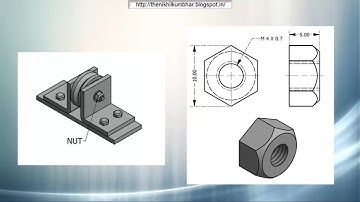 The Wheel Support Assembly_Part 6 - NUT by Autodesk Inventor 2017