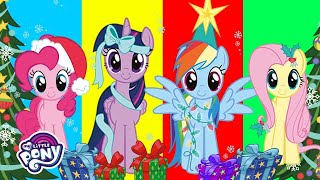 My Little Pony Christmas Songs 🎄 Jingle Bells  + More Christmas Songs for Children| MLP Songs