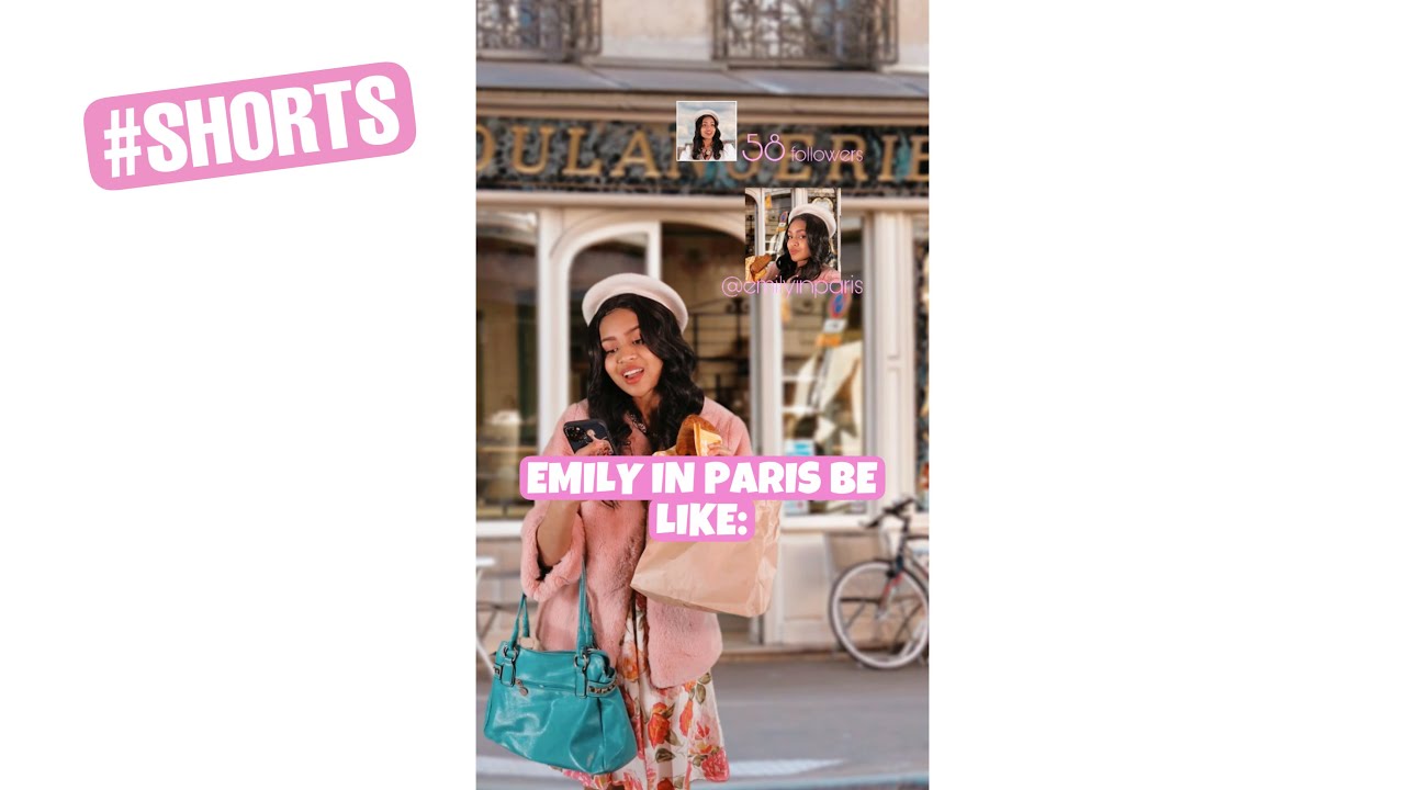 Emily in Paris be like : #shorts #parody  #netflix