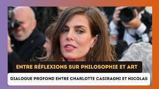 Charlotte Casiraghi et Nicolas Mathieu partagent sur Philosophie, Art et Amour