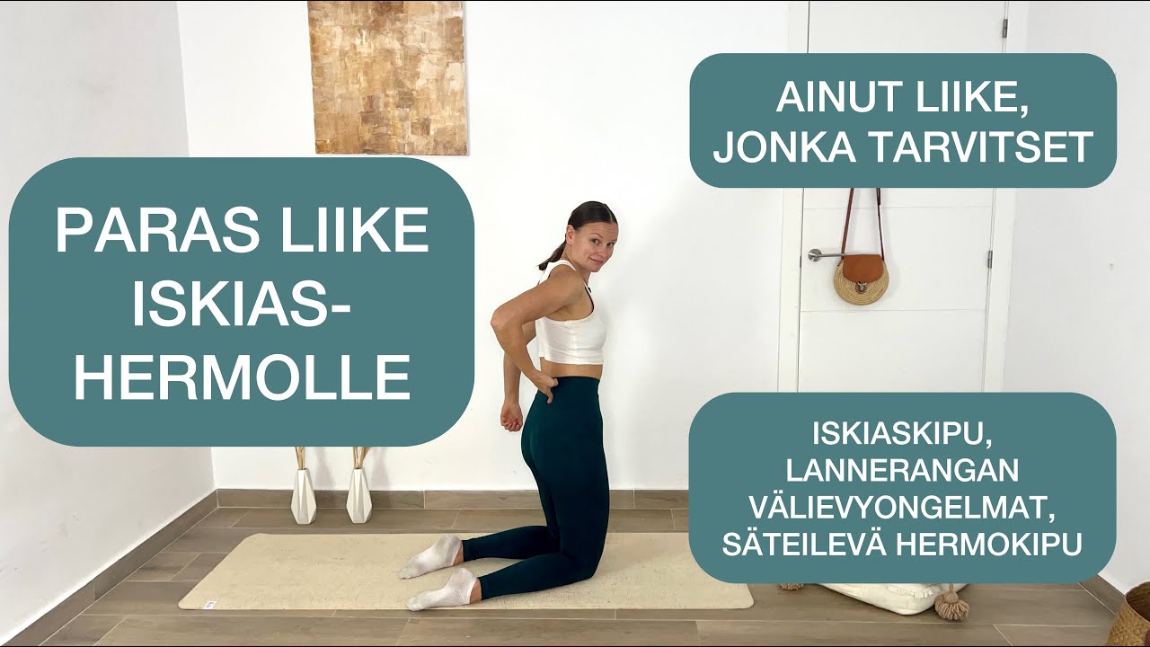 Paras liike iskiaskipuun | Tee tämä yksi liike päivittäin