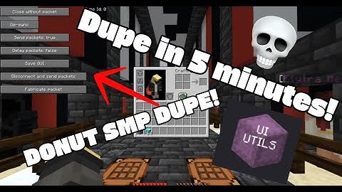 (UI Utils) HOW TO FIND DUPES ON THE DONUT SMP!!! (REUPLOAD)
