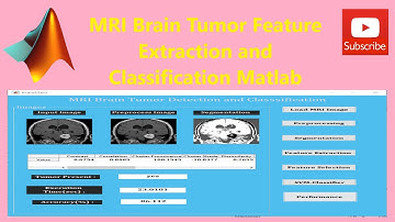 MRI Brain tumor Detection and Classification by support vector machine (SVM) GUI Matlab code
