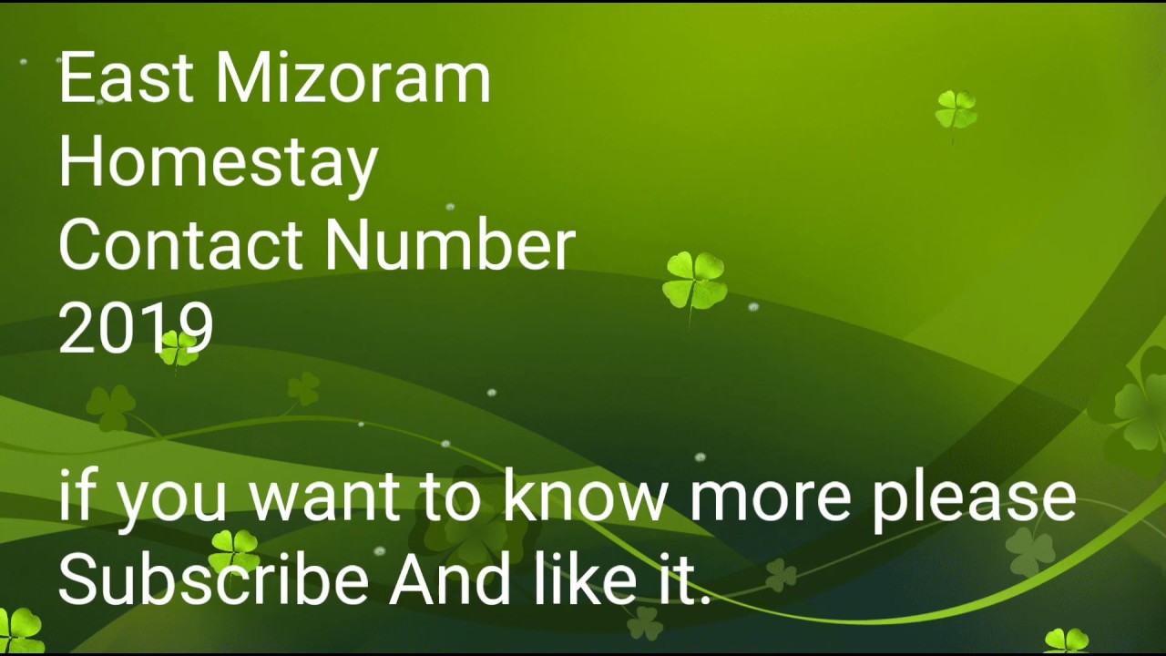 East of Mizoram//HOMESTAY//CONTACT NUMBER YouTube