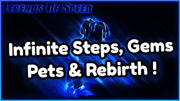 *NEW* Legends Of Speed Script | INFINITE STEPS, GEMS, PETS, LEVELS & REBIRTHS! | *PASTEBIN*