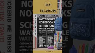 RISE AND SHINE. KALYAN EDUCATION &amp; STATIONERY STORE. 10% DISCOUNTAS #backtoschool #school #motivatio