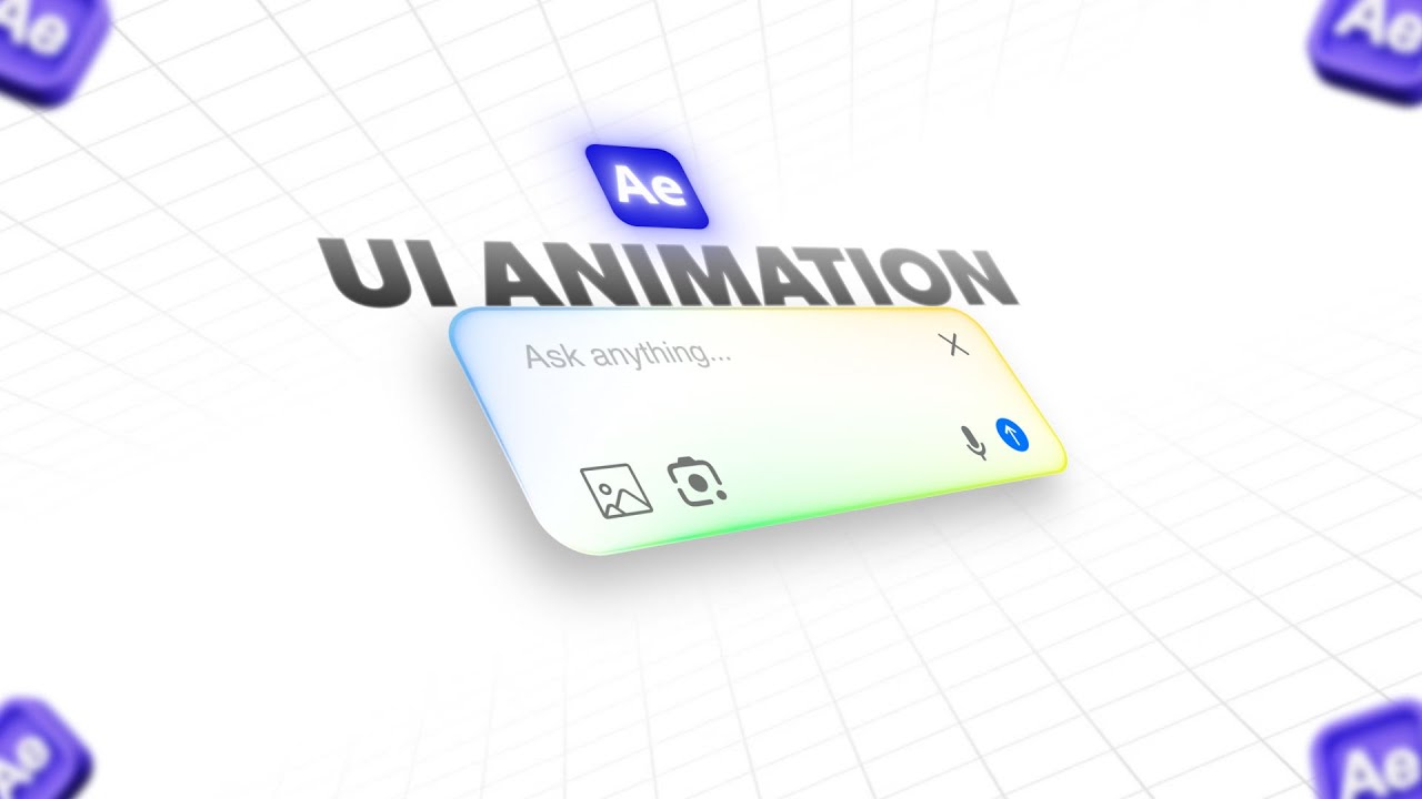 Viral UI Animation Tutorial in After Effects | Apple Style UI Animation ...
