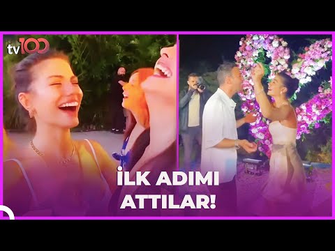 Demet Özdemir ve Oğuzhan Koç'un nişanında neler yaşandı?