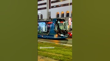 The Autonomous Rapid Transit (ART)  💜✨#abudhabi #tram #electricbuses