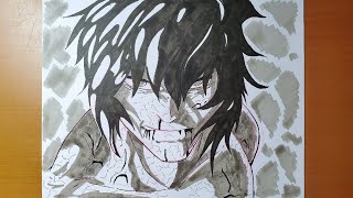 How to Draw⎮Ohma Tokita Speed Drawing (Kengan Ashura)