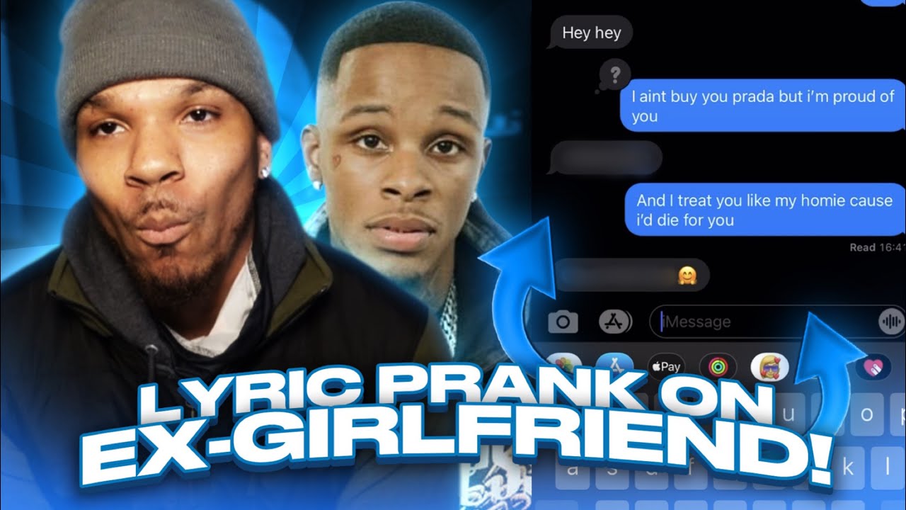 LYRIC PRANK on Ex Girlfriend *TOOK A SMOOVE L 💔 - YouTube