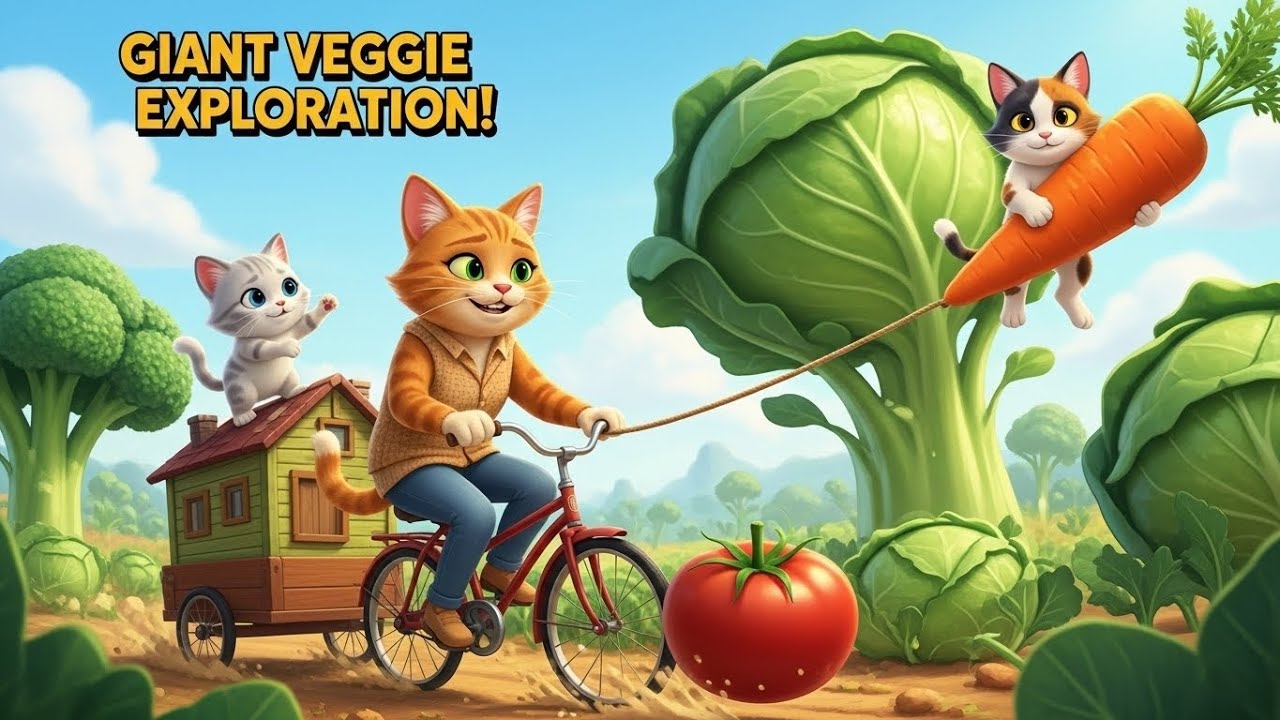 Wild Wonders: MAMA CAT : THE GREAT VEGGIE GARDEN EXPLORATION!