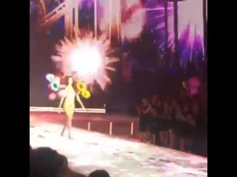 Victorias Secret Fashion Show 2015 Lily Aldridge opening Fireworks
