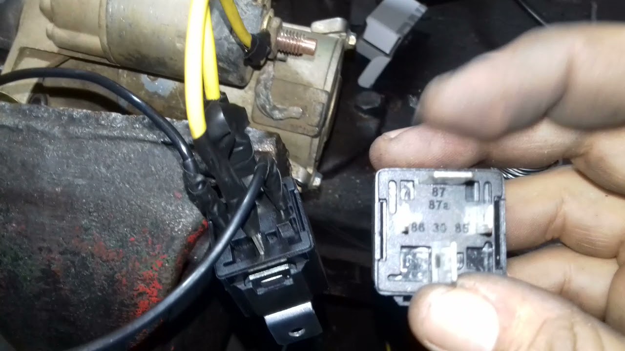 Automático do motor de partida só faz tec. instalando rele resolve !