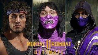 Mortal Kombat 11 Ultimate - Mileena, Rain and Rambo Playstation 5 Preview!