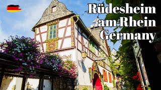 🇩🇪 Rüdesheim am Rhein, Germany - Beautiful German Towns- A Journey Through the Wine Country
