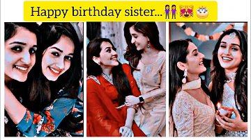 Happy birthday sister...🎂😻👭 akka thangachi || birthday status || happy birthday || birthday song ||