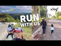 Vlog: &quot;Trail Running&quot; +  Subdivision stroll with my family