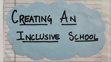 B.Ed 2nd year project file Creating an Inclusive School Assignment practical viva | Kaise banaye