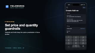 FieldWorks Mobile Admin: Services, Pricing & Add-ons | FieldWorks Tutorial