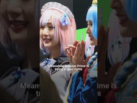 IN A MINUTE: Streaming giants battle for Japanese anime market #shorts