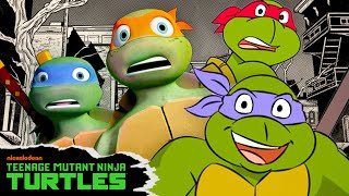 Ninja Turtles Meet The ORIGINAL Turtles! 🐢 | Full Scene | Teenage Mutant Ninja Turtles