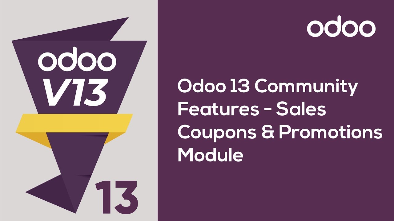 Odoo 13 Community Features - Sales Coupons & Promotions Module v13 ...