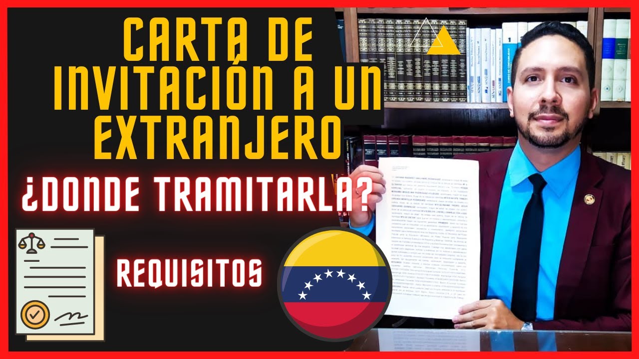 📄Carta de Invitación Notariada a un EXTRANJERO para VENEZUELA