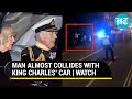 High drama after roller-skater almost collides with King Charles' car; Royals stunned after scare