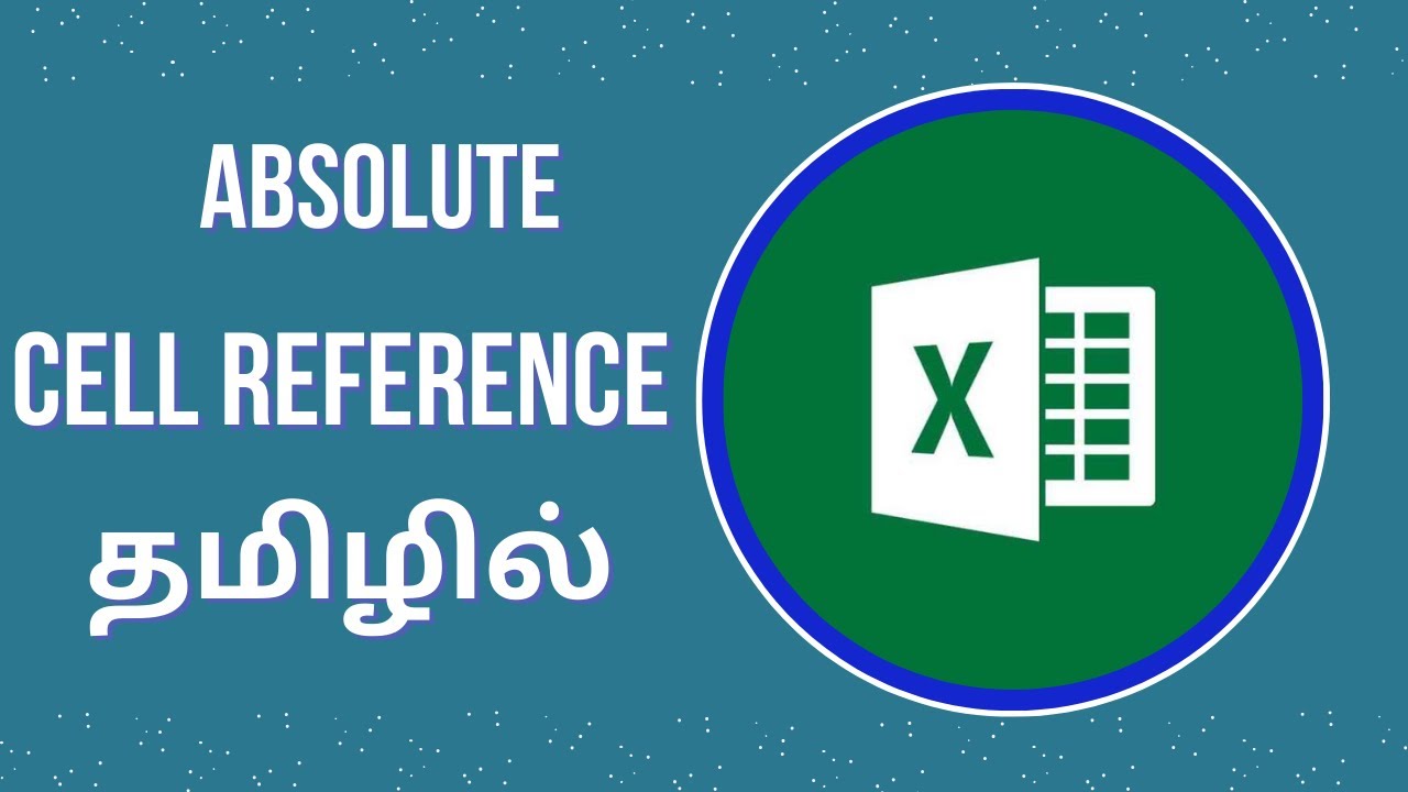 How to Use Absolute Cell Reference in Excel in Tamil - YouTube