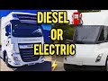 PROS & CONS Of Electric vs Diesel HGV Semi Truck.